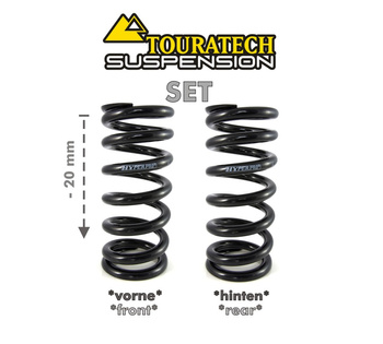 Replacement springs Height lowering kit -20mm, for BMW R1200GS(LC) 2013-2016 "Original shocks with BMW Dynamic ESA"