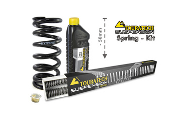 Height lowering kit, 50 mm, BMW F800GS up to 2012 replacement springs