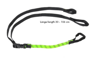 Pasy mocujące Rokstraps Strap It™ Pack Adjustable *zielone* 30-106 cm z pętelkami