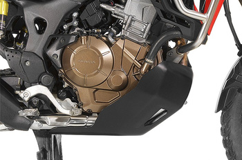 Oferta specjalna 2 black: Osłona silnika *RALLYE EXTREME* + Gmole dolne do Hondy CRF1000L Africa Twin