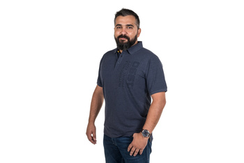 Polo Shirt "Since 1990" men, blue