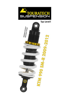 Touratech Suspension shock absorber for KTM 990 SM-R (2009-2012) type Level1