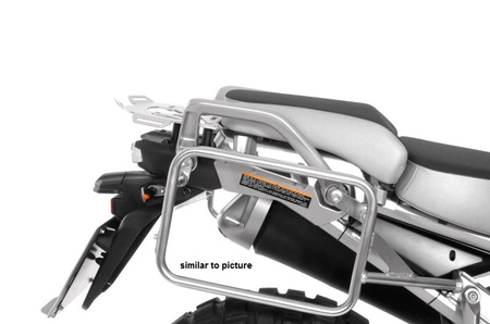 Stelaż kufrów bocznych ze stali nierdzewnej, srebrny do Yamaha XT1200Z / ZE Super Tenere