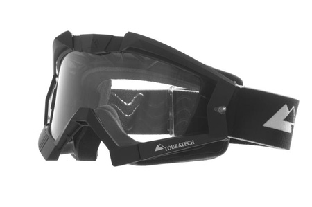 Gogle Touratech Aventuro Carbon z paskiem Touratech, czarne
