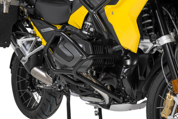 Gmole dolne ze stali nierdzewnej, czarne, do BMW R1250GS