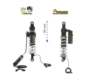 Touratech Suspension-Set Plug & Travel -50 mm lowering for BMW R1200GS(LC)/R1250GS from 2013