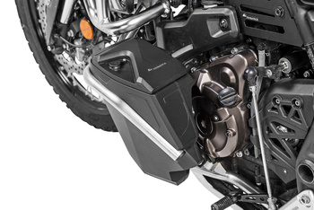 Skrzynka narzędziowa z lewym gmolem dolnym ze stali nierdzewnej do Yamaha Tenere 700