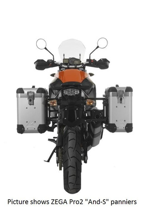 ZEGA Pro aluminium pannier system for KTM 1050 Adventure/ 1090 Adventure/ 1290 Super Adventure/1190 Adventure/ 1190 Adventure R