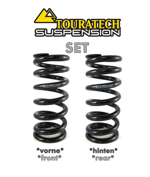 Progressive replacement springs for front and rear shock absorber BMW R1200GS Adventure (LC) / R1250GS Adventure ab 2014 "Original shocks with BMW Dyn