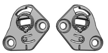 Spare part Aventuro Carbon fixing kit shield