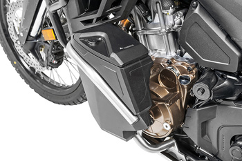 Skrzynka narzędziowa z lewym gmolem dolnym ze stali nierdzewnej do Honda CRF1100L Africa Twin/ CRF1100L Adventure Sports