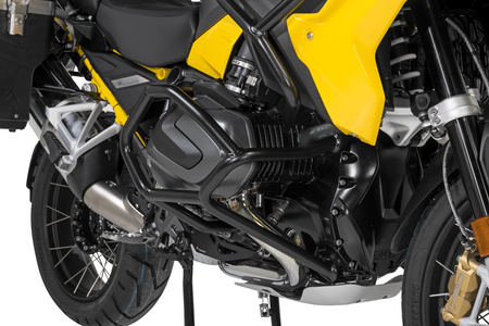 Gmole dolne ze stali nierdzewnej, czarne, do BMW R1250GS