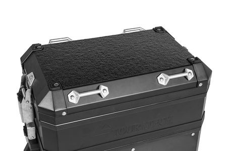 Protective pannier lid covering for BMW aluminium panniers for BMW R1250GS/ Adventure, R1200GS (LC)/ Adventure (LC),  F900GS Adventure, F850GS Adventu