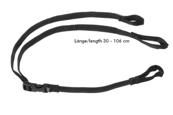 Pasy mocujące Rokstraps Strap It™ Pack Adjustable *czarne* 30-106 cm z pętlami