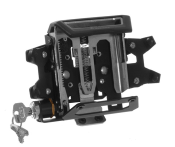 Garmin Montana 600/ BMW Navigator Adventure handlebar mounting *lockable* *anodised black aluminium*