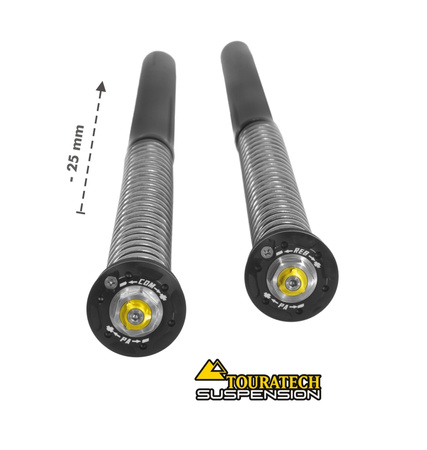 Touratech Suspension lowering Cartridge Kit -25mm for Honda XL 750 Transalp from 2023