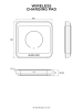 Podkładka z ładowaniem indukcyjnym Quad Lock®