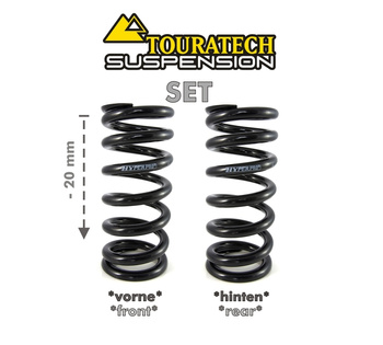 Replacement springs Height lowering kit -20mm, for BMW R1200GS(LC)/R1250GS from 2017 "Original shocks with BMW Dynamic ESA"