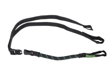 Pasy mocujące Rokstraps STRAP IT™ Motorbike Adjustable *czarno-niebieski/zielony*