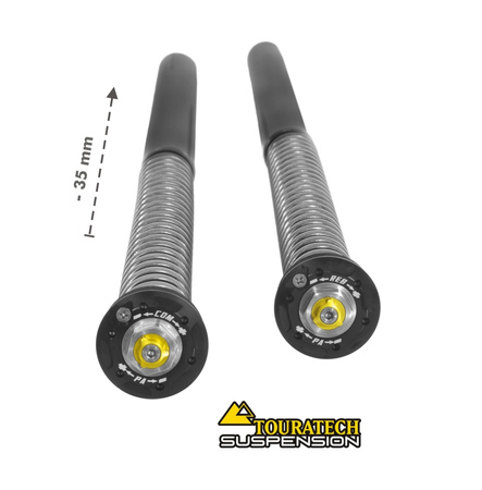 Touratech Suspension Touratech Suspension lowering Cartridge Kit -35mm for Yamaha 700 Tenere from 2019