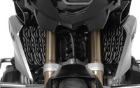 Osłona chłodnicy ze stali nierdzewnej, czarna, BMW R1250GS/ R1200GS (LC)/ R1200GS Adventure (LC)