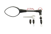 Lusterko składane, z regulacją długości do BMW F650GS/ F650GS Dakar/ G650GS/ G650GS Sertao/ F700GS/ F800GS(2013-)/F800GS Adventure/Husqvarna Nuda 900(