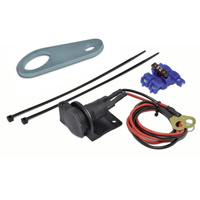 DIN socket with handlebar mounting