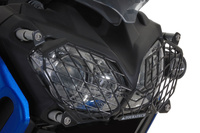 Headlight Protector with Quick Release Fastener for Yamaha XT1200Z Super Tenere, stainless steel, black *OFFROAD USE ONLY*
