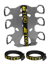 ZEGA Pro/ZEGA Mundo - Adapter Plate with straps protection: bottle holder double050-0916 050-0915Zega Pro - Adapter Plate Bottle Holder
