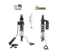 Touratech Suspension-SET Plug & Travel -50 mm lowering for BMW R1200GS / R1250GS from 2017